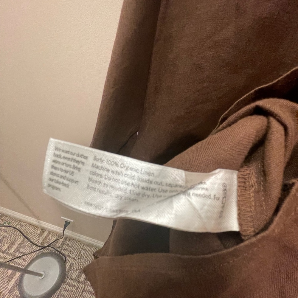 Eileen Fisher Chocolate V-Neck Top - Picture 6 of 10